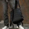 Мужской рюкзак роллтоп Sambag RollTop KZN черный принт