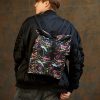 Мужской рюкзак роллтоп Sambag RollTop KZN черный принт