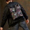 Мужской рюкзак роллтоп Sambag RollTop KZN черный принт
