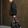 Мужской рюкзак роллтоп Sambag RollTop KZN черный принт