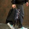 Мужской рюкзак роллтоп Sambag RollTop KZN черный принт