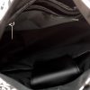 Рюкзак роллтоп жіночий Sambag RollTop KZN принт білий з чорним