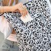 Рюкзак роллтоп жіночий Sambag RollTop KZN принт білий з чорним