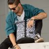Рюкзак роллтоп чоловічий Sambag RollTop KZN чорний з принтом