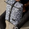 Рюкзак роллтоп чоловічий Sambag RollTop KZN чорний з принтом