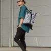 Рюкзак роллтоп чоловічий Sambag RollTop KZN чорний з принтом
