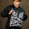 Рюкзак роллтоп чоловічий Sambag RollTop KZN принт білий з чорним