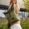 Рюкзак роллтоп жіночий Sambag RollTop X хакі