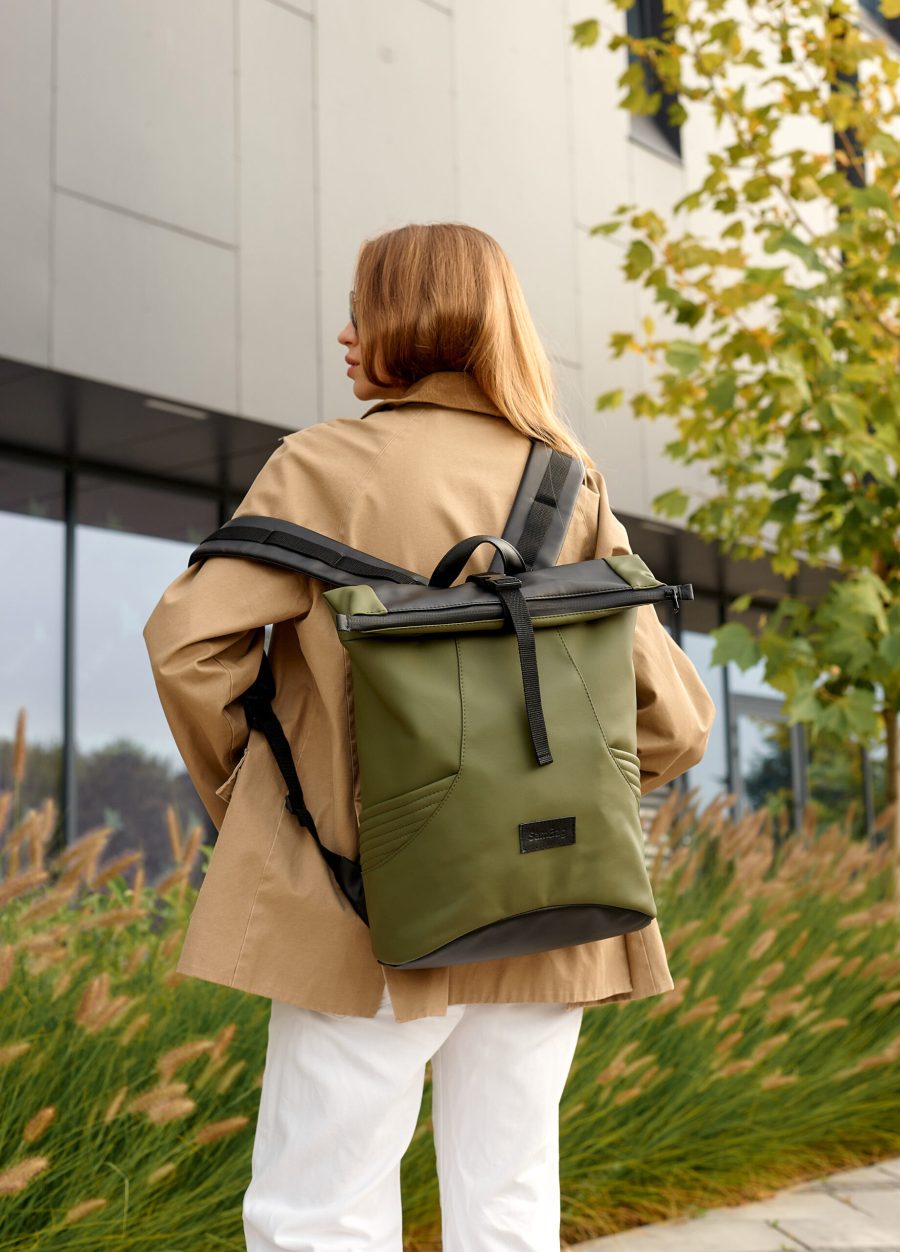 Рюкзак роллтоп жіночий Sambag RollTop X хакі