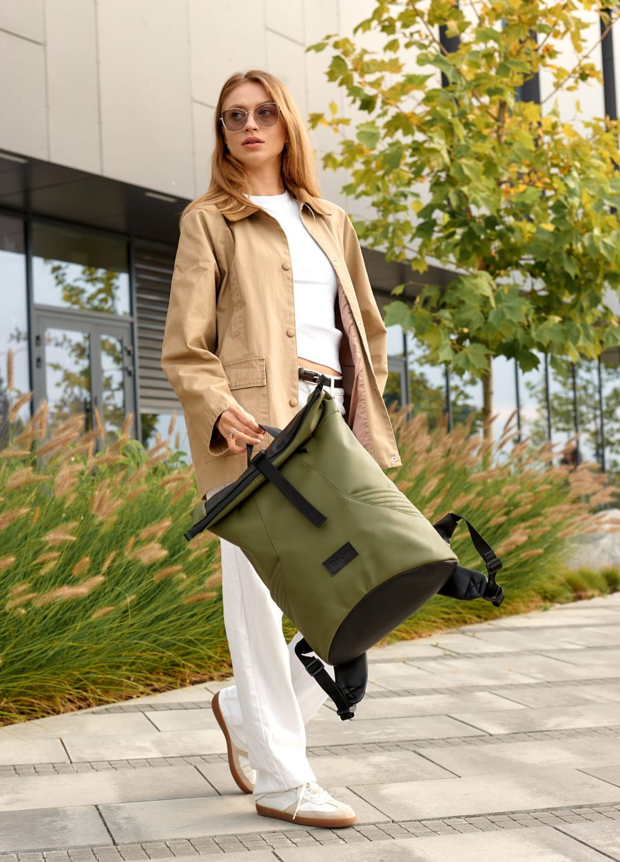 Рюкзак роллтоп жіночий Sambag RollTop X хакі