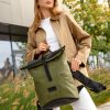 Рюкзак роллтоп жіночий Sambag RollTop X хакі