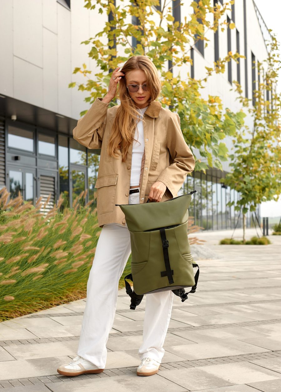 Рюкзак роллтоп жіночий Sambag RollTop X хакі