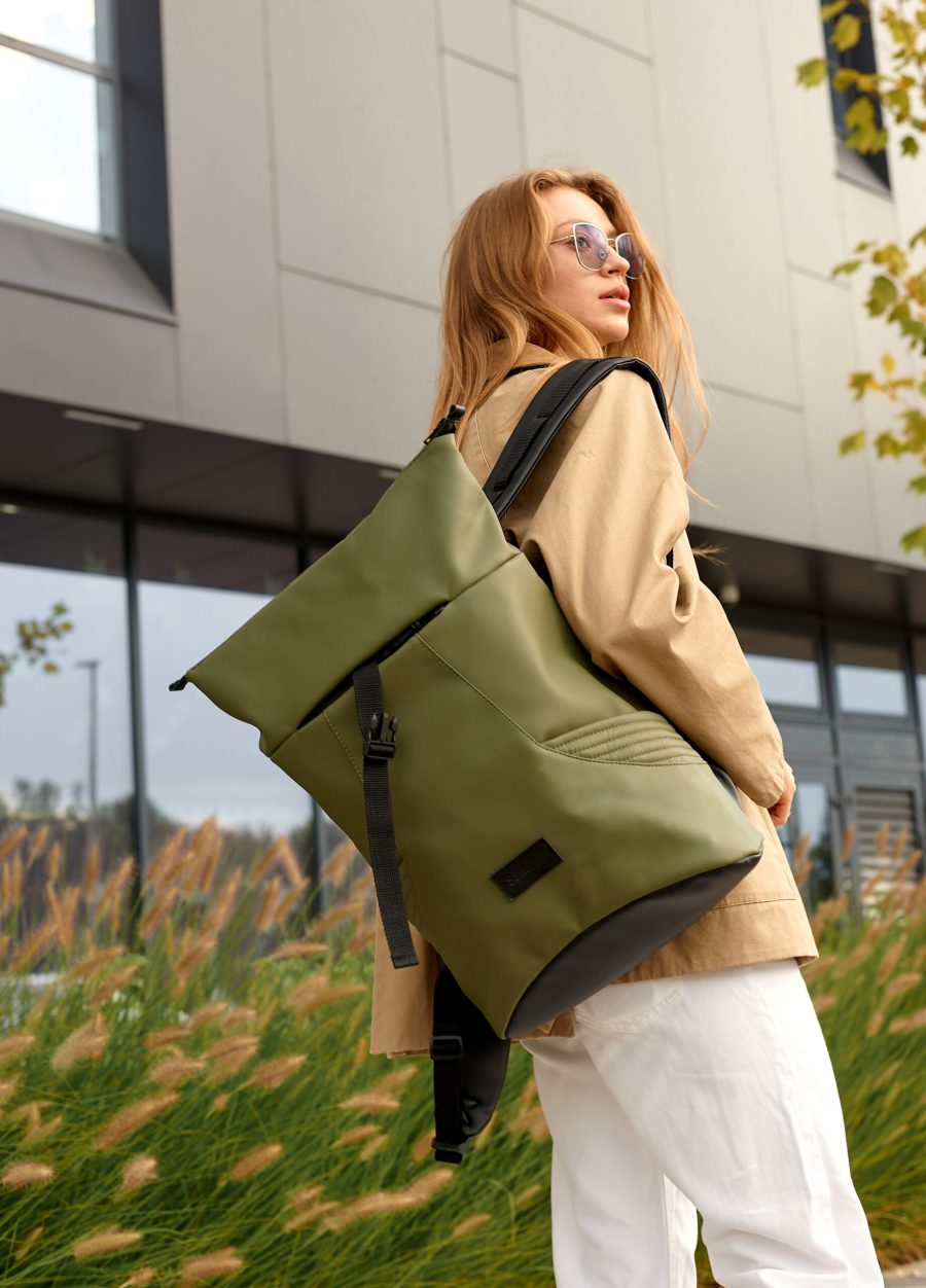 Рюкзак роллтоп жіночий Sambag RollTop X хакі