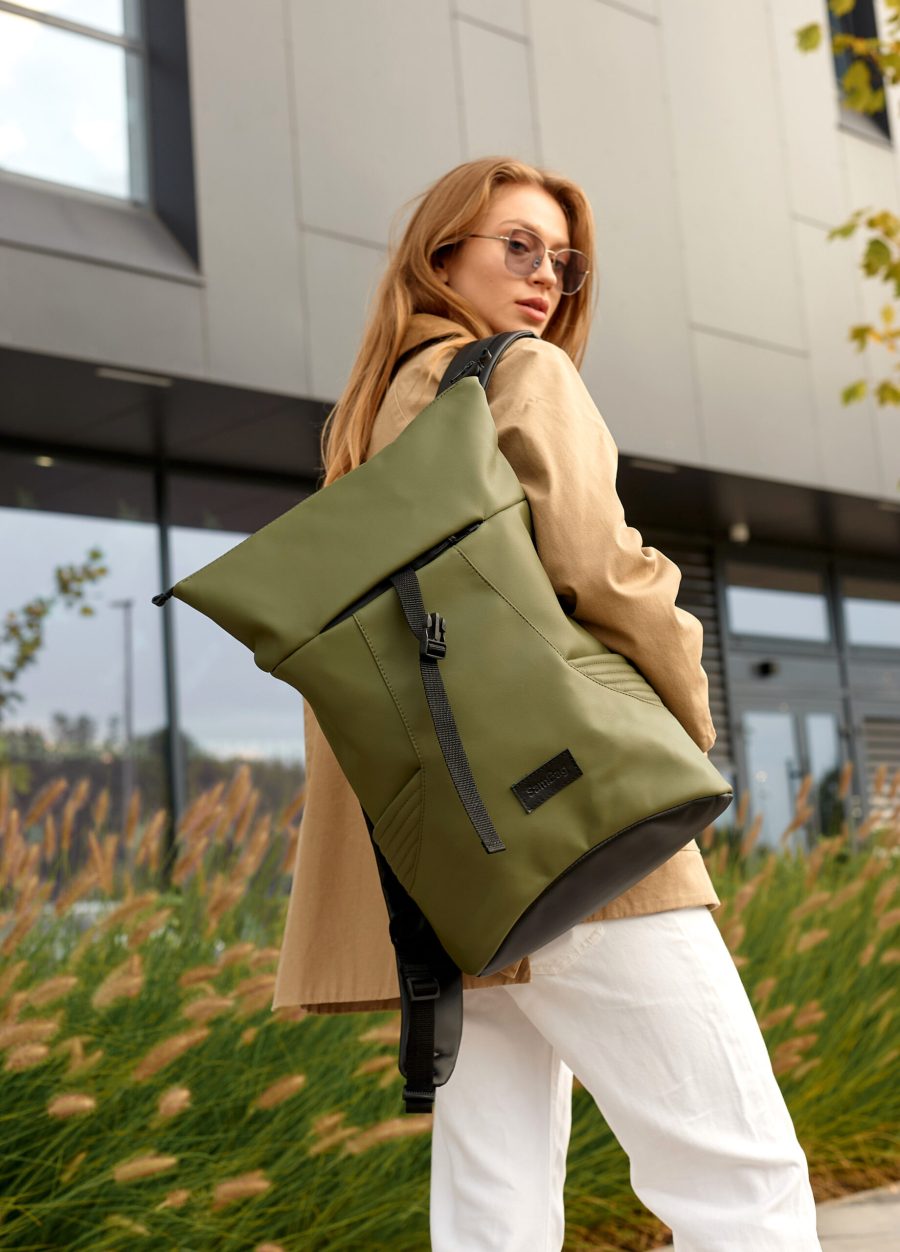 Рюкзак роллтоп жіночий Sambag RollTop X хакі