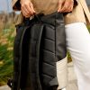 Женский рюкзак роллтоп Sambag RollTop X черный с серым