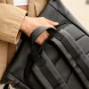 Женский рюкзак роллтоп Sambag RollTop X черный с серым