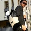 Рюкзак роллтоп чоловічий Sambag RollTop X чорний із сірим