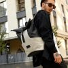 Рюкзак роллтоп чоловічий Sambag RollTop X чорний із сірим