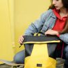 Женский рюкзак роллтоп Sambag RollTop X черный с желтым