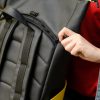Женский рюкзак роллтоп Sambag RollTop X черный с желтым