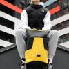 Мужской рюкзак роллтоп Sambag RollTop X черный с желтым