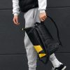 Мужской рюкзак роллтоп Sambag RollTop X черный с желтым