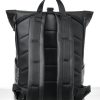 Рюкзак роллтоп жіночий Sambag RollTop MQN чорний зі срібним