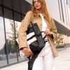 Рюкзак роллтоп жіночий Sambag RollTop X з принтом чорний