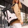 Рюкзак роллтоп жіночий Sambag RollTop X з принтом чорний