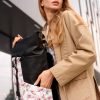 Рюкзак роллтоп жіночий Sambag RollTop X з принтом чорний