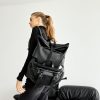 Рюкзак роллтоп жіночий Sambag RollTop Double чорний