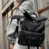 Рюкзак жіночий роллтоп Sambag RollTop Double чорний