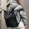 Рюкзак жіночий роллтоп Sambag RollTop Double чорний
