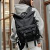 Рюкзак жіночий роллтоп Sambag RollTop Double чорний