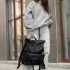 Рюкзак жіночий роллтоп Sambag RollTop Double чорний