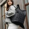 Женский рюкзак роллтоп Sambag RollTop Double черный принт