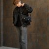 Рюкзак чоловічий роллтоп Sambag RollTop Double чорний принт