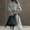 Рюкзак жіночий роллтоп Sambag RollTop Double принт чорний
