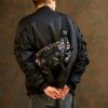 Мужской рюкзак роллтоп Sambag RollTop Double черный с принтом
