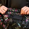 Мужской рюкзак роллтоп Sambag RollTop Double черный с принтом
