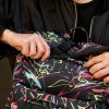 Мужской рюкзак роллтоп Sambag RollTop Double черный с принтом