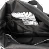 Рюкзак роллтоп чоловічий Sambag RollTop Double чорний з принтом