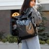 Женский рюкзак Sambag RollTop Hacking черный
