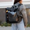 Женский рюкзак Sambag RollTop Hacking черный