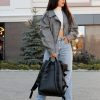 Женский рюкзак Sambag RollTop Hacking черный