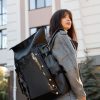 Женский рюкзак Sambag RollTop Hacking черный