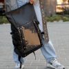 Женский рюкзак Sambag RollTop Hacking черный