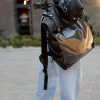 Женский рюкзак Sambag RollTop Hacking черный