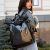 Женский рюкзак Sambag RollTop Hacking черный