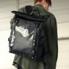 Мужской рюкзак Sambag RollTop Hacking черный